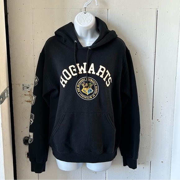 Harry Potter Hogwart's Hooded Pullover Sweatshirt - Picture 2 of 13